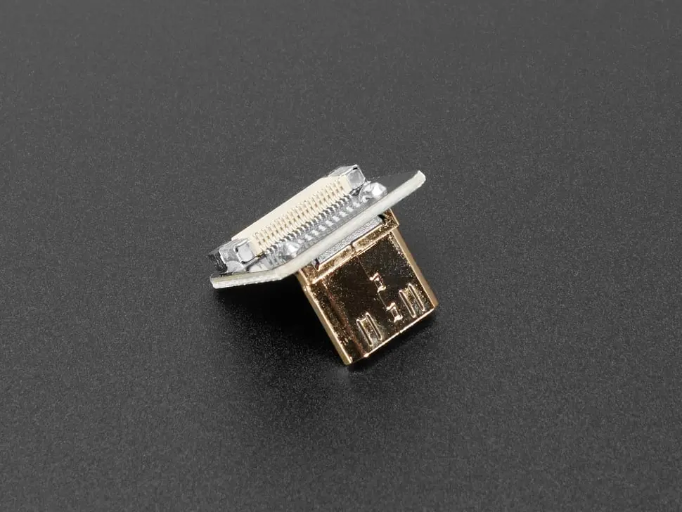 Diy Hdmi Cable Parts - Right Angle (R Bend) Mini Hdmi Plug 1