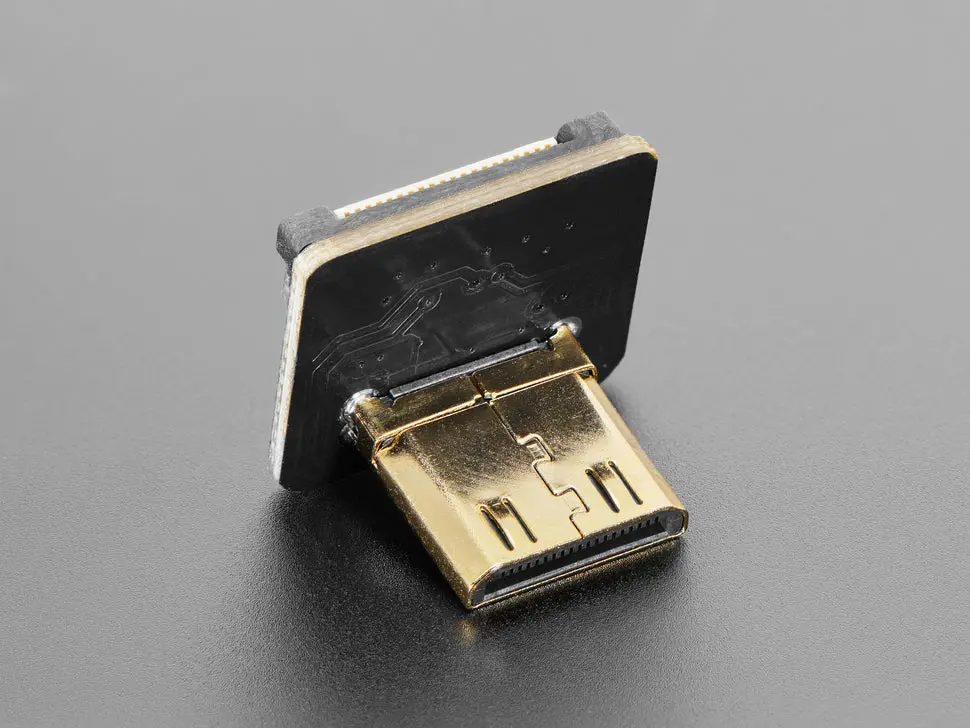 Diy Hdmi Cable Parts - Right Angle (L Bend) Mini Hdmi Plug 1