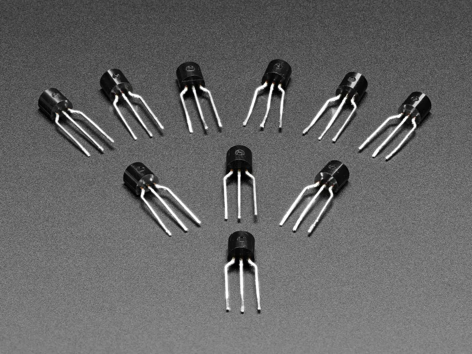 Bipolar Transistor Kit - 5 X Pn2222 Npn And 5 X Pn2907 Pnp 1
