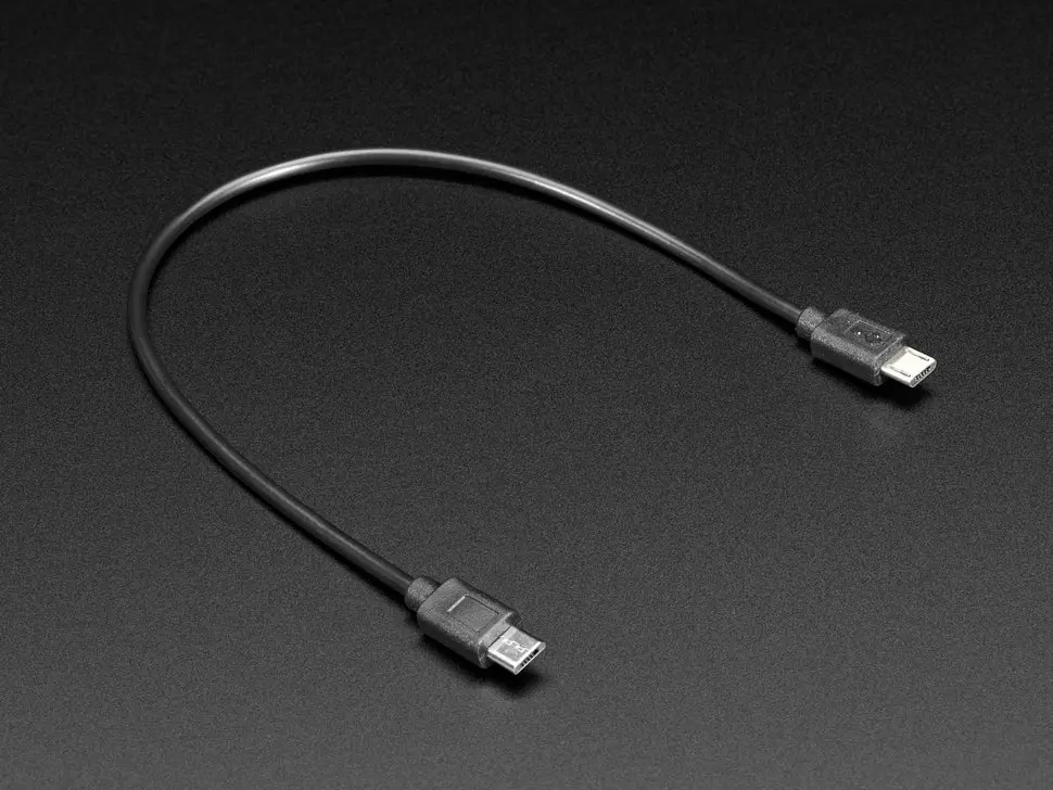 Micro Usb To Micro Usb Otg Cable - 10-12 Inch / 25-30Cm 1