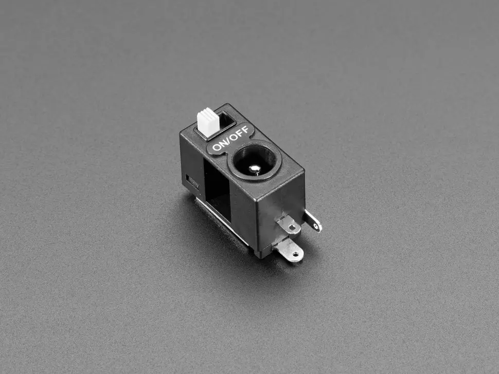 2.1Mm Dc Power Jack With Slide Switch 1