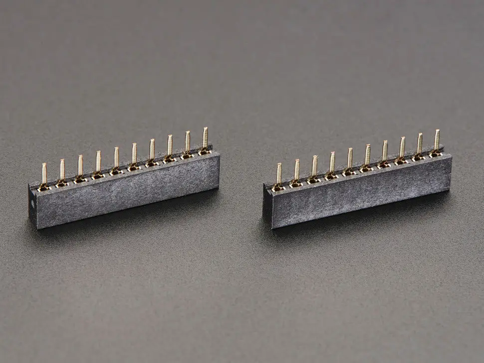 2Mm 10 Pin Socket Headers For Xbee - Pack Of 2 1