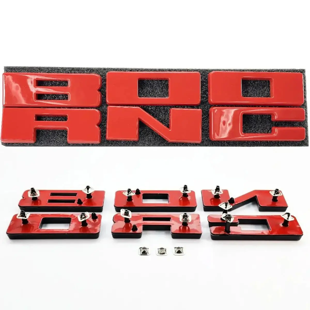 Upr Bronco Grille Replacement Lettering (Rapid Red) | Upr-3683-09 1