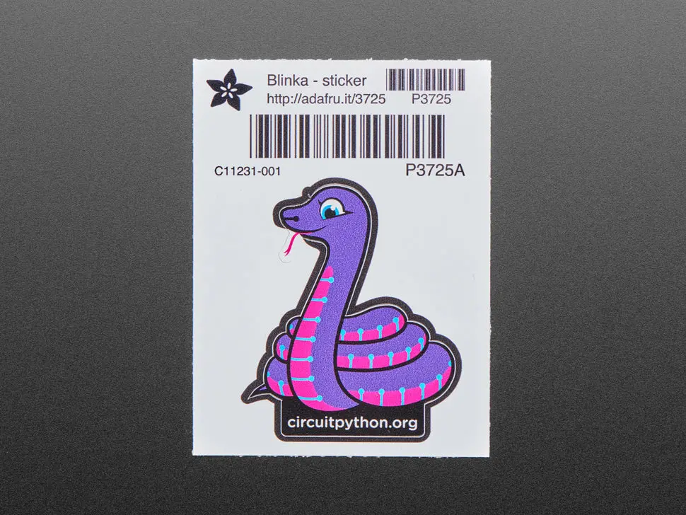 Blinka The Circuitpython Sticker 1