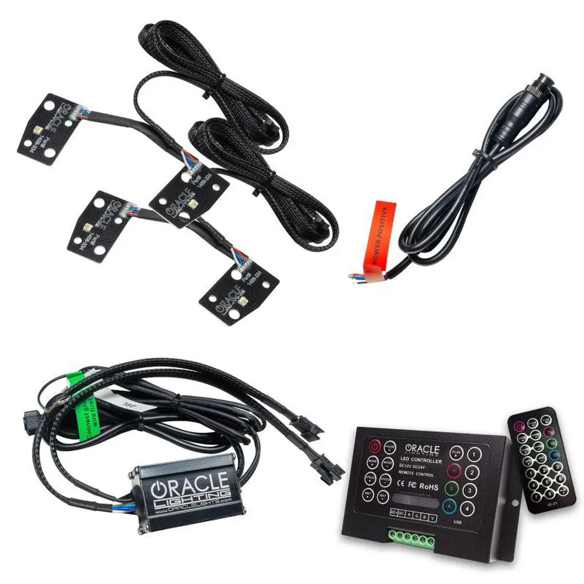 Oracle Drl Upgrade W/ Halo Kit - Colorshift W/ 2.0 Controller For 2021+ Ford Bronco 1