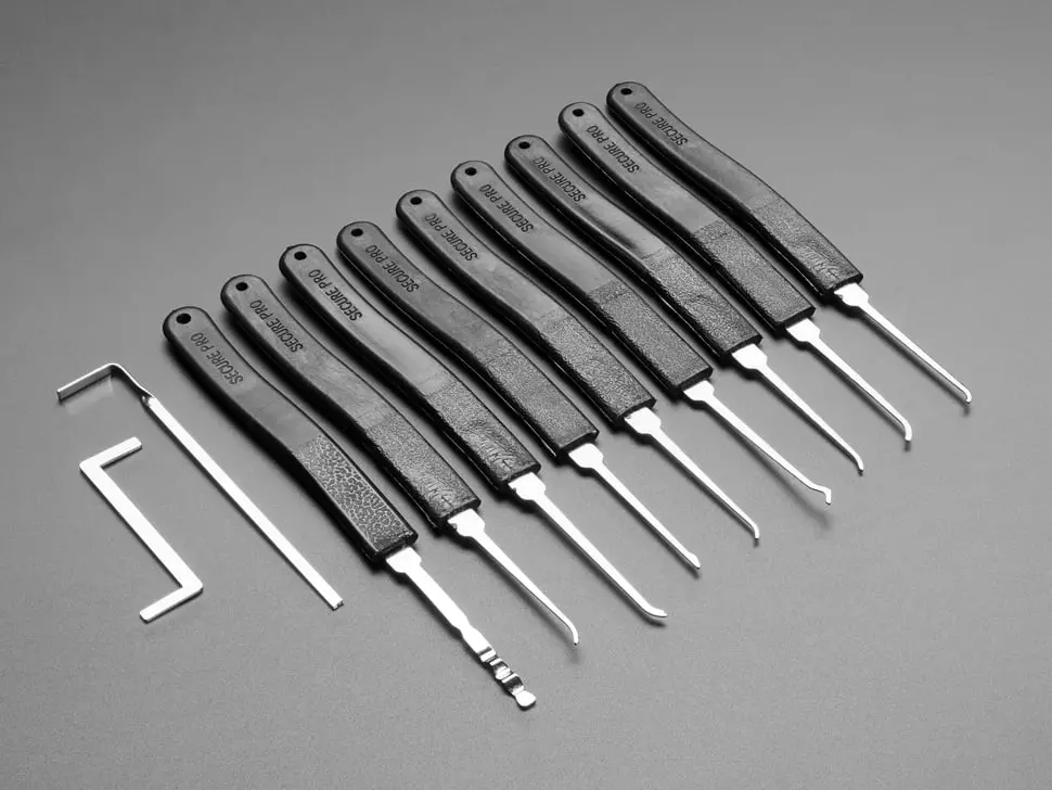 Basic Lock-Sport Pick Set - 9 Picks And 2 Wrenches 1