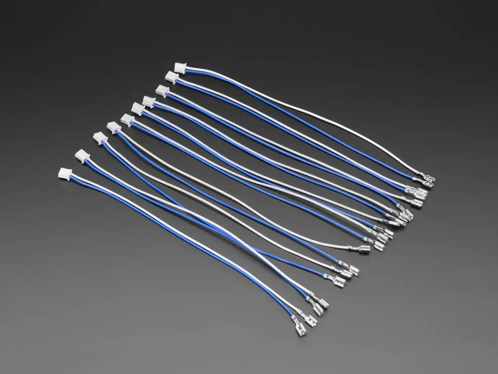 Arcade Button And Switch Quick-Connect Wires - 0.187" (10-Pack) 1