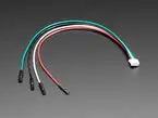 Jst Ph 2Mm 4-Pin To Female Socket Cable - I2c Stemma Cable - 200Mm 1
