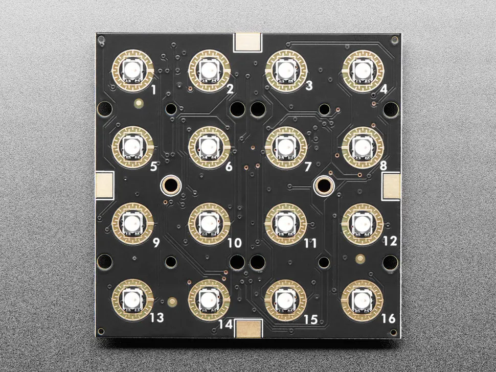 Adafruit Neotrellis Rgb Driver Pcb For 4X4 Keypad 1