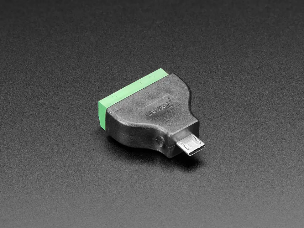 Usb Micro B Male Plug To 5-Pin Terminal Block Adapter 1