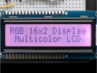 Rgb Backlight Positive Lcd 16X2 - Black On Rgb 1