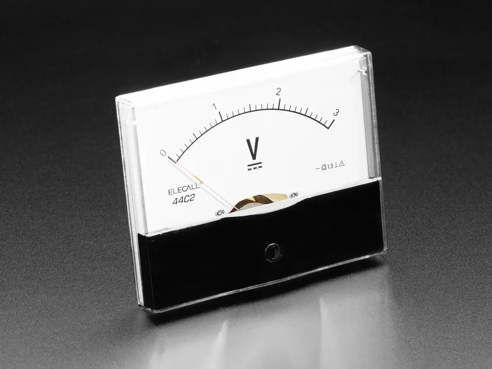 Large 3V Analog Panel Meter 1
