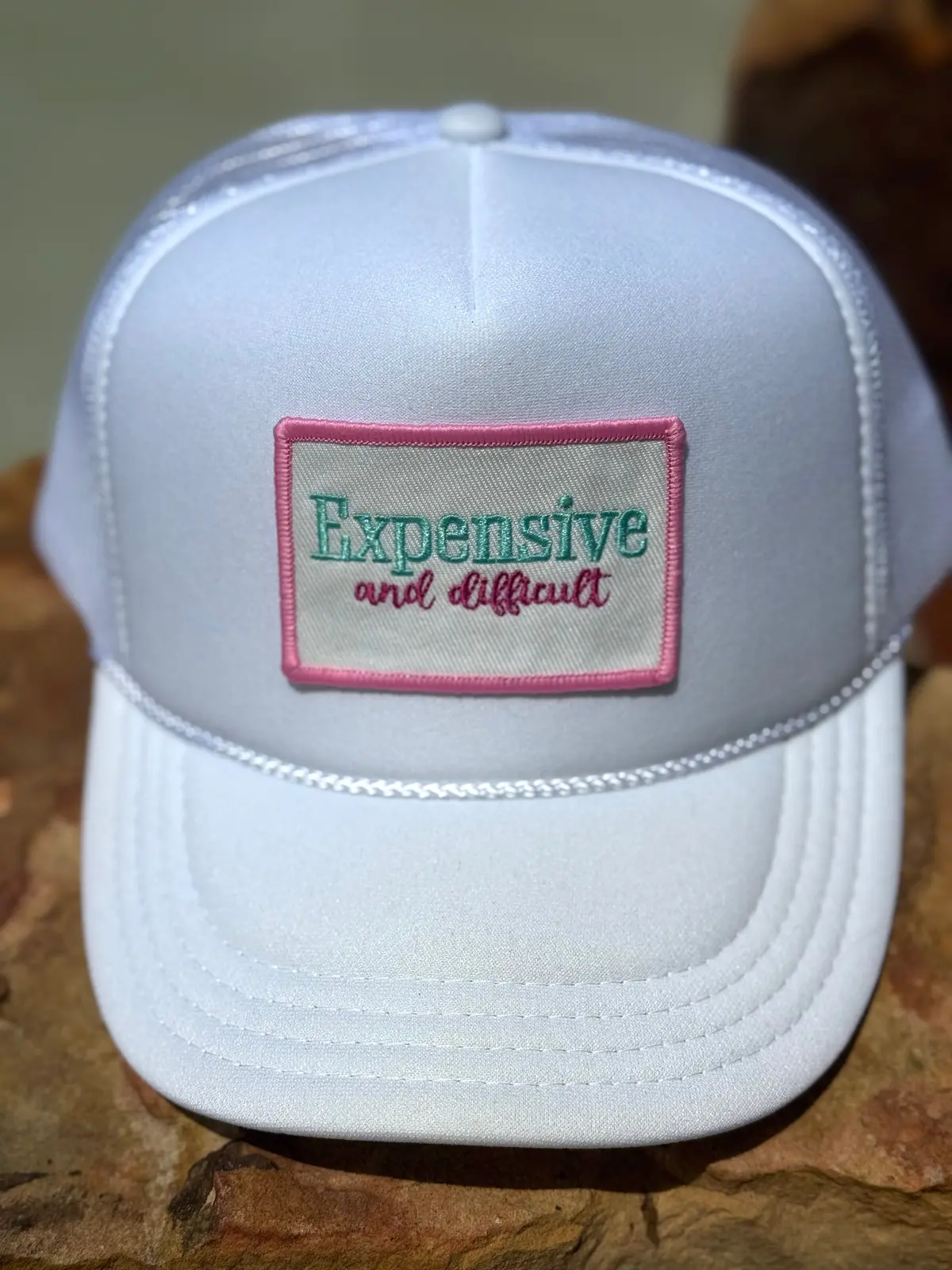 Youth Expensive And Difficult Trucker Hat 1
