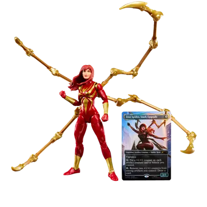 Pre-Order (Deposit) - Marvel Legends X Magic The Gathering Mary Jane Iron Spider Figure W/ Card 1