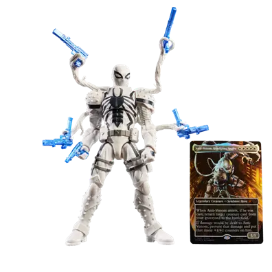 Marvel Legends X Magic The Gathering Agent Anti-Venom Figure W/ Card 1