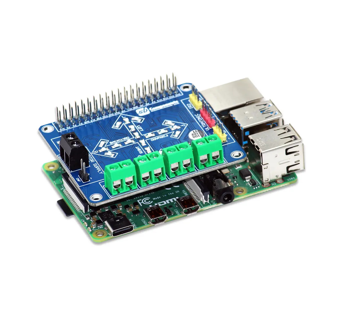 Motorshield For The Raspberry Pi 1
