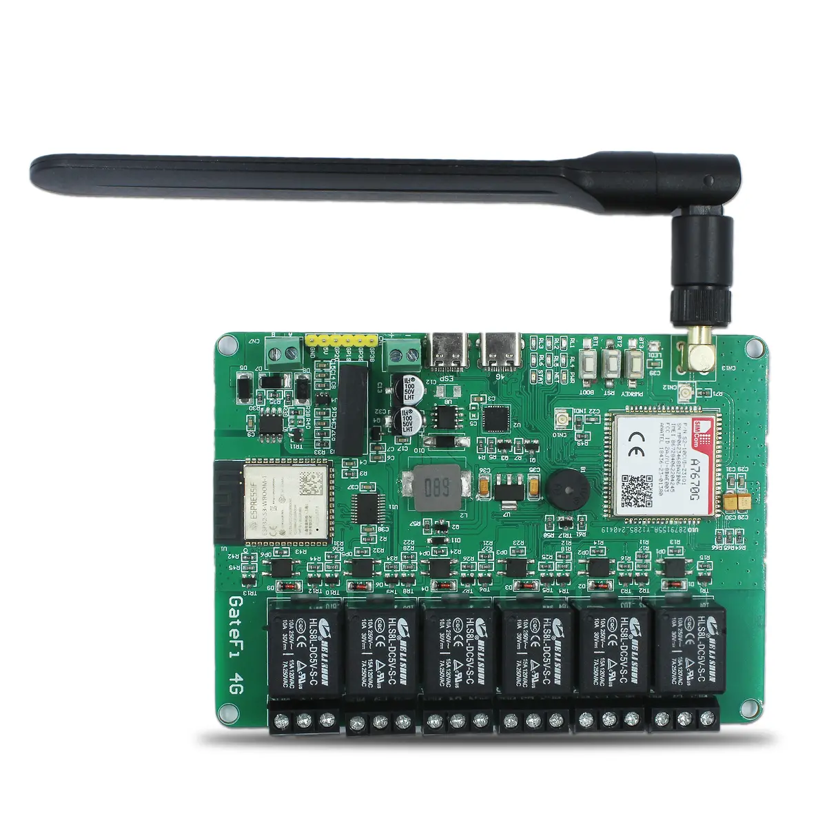 Gatefi 6 Channel Powered By Esp32 With 4G Connectivity 1