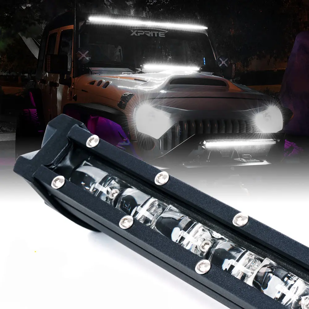 Xprite Ultra Thin Astro Series Flood Beam Cree Led Light Bar 1