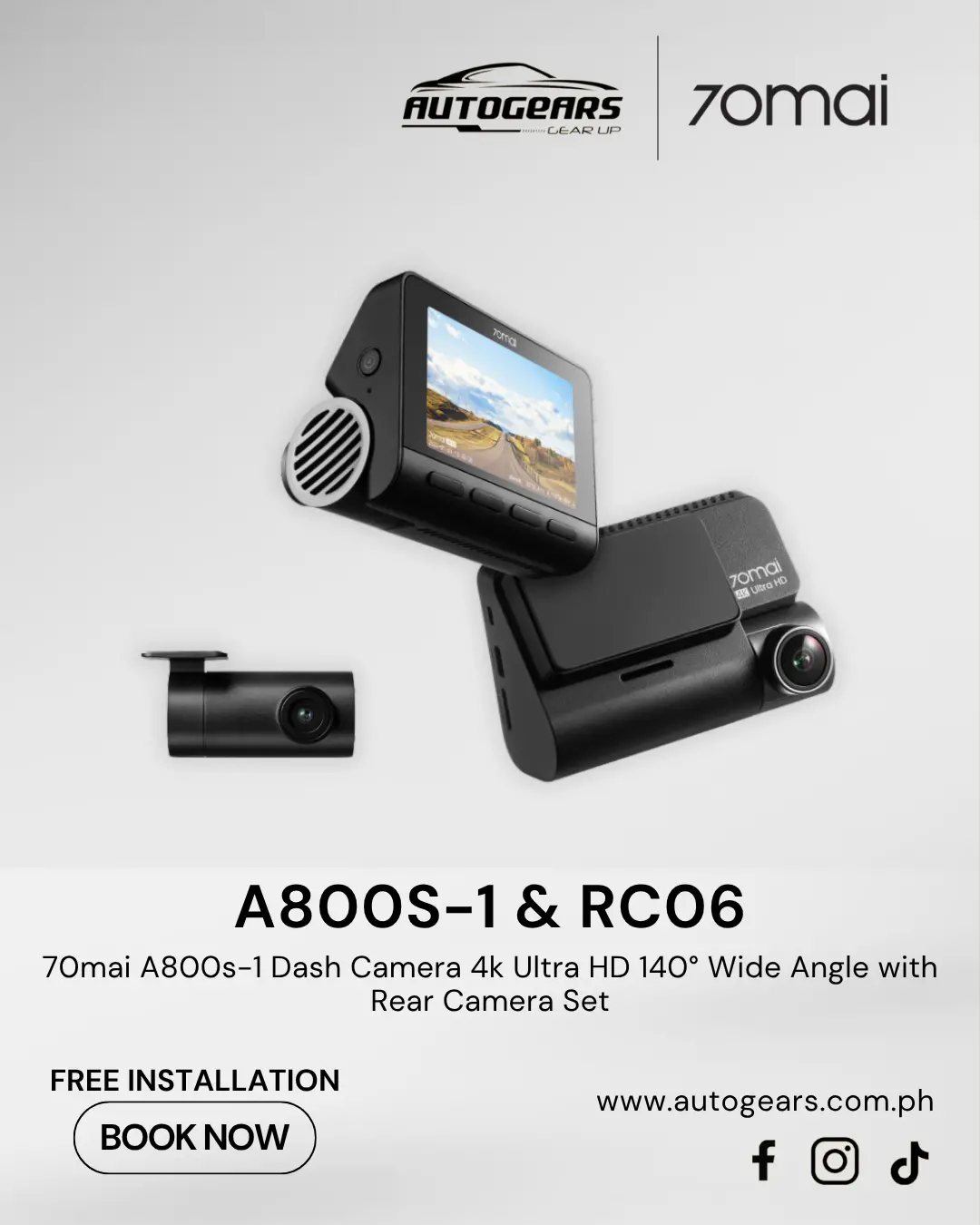 70Mai A800s / A800s-1 Dashcam 2