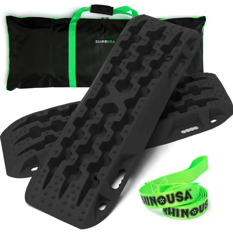 Rhino Usa Recovery Traction Boards - Black (Pair) | Tracboards-Blk 1