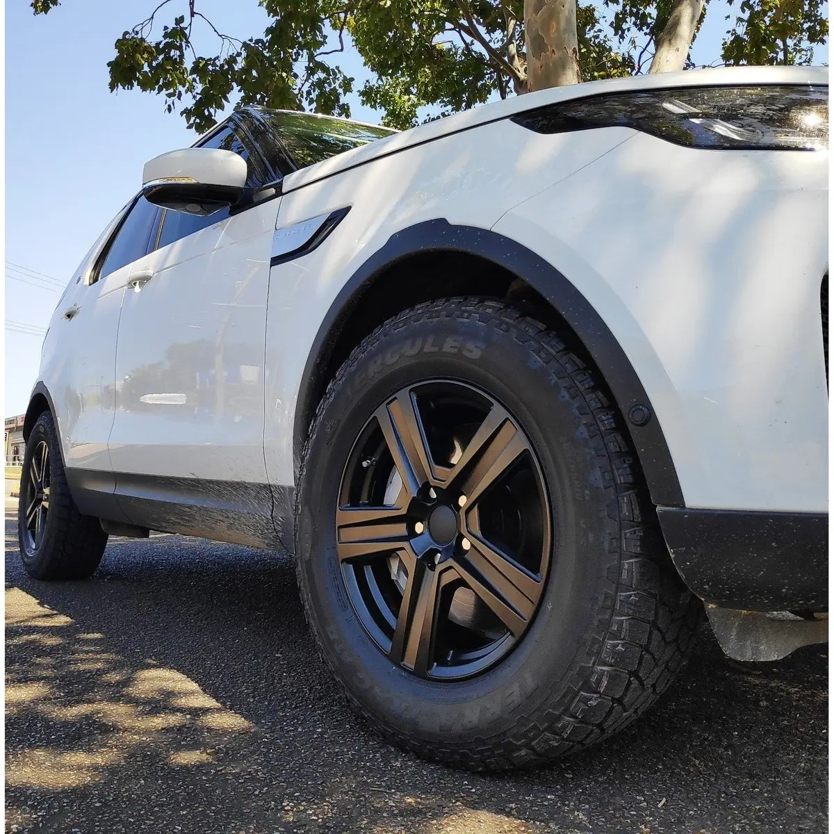 Tuffant 18X8" Black Alloy Wheel Set X 5 1