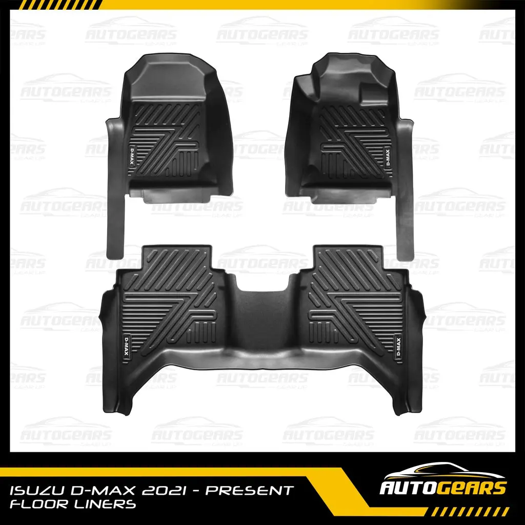 Isuzu D-Max Dmax (2021 - 2026) 5D Extended Deep Dish Matting | Floor Liners V2 1
