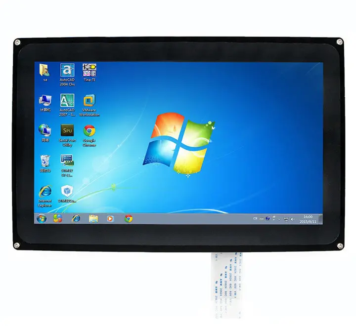 10.1" Hdmi Lcd (1024X600), Ips, Capacitive Touch Screen Lcd With Case 1