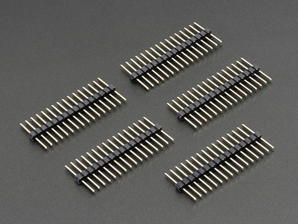 Extra-Long Break-Away 0.1" 16-Pin Strip Male Header (5 Pieces) 1