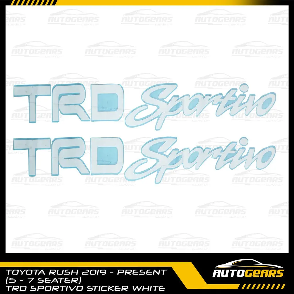 Toyota Rush (2018 - 2026) Trd Sportivo Stickers 2
