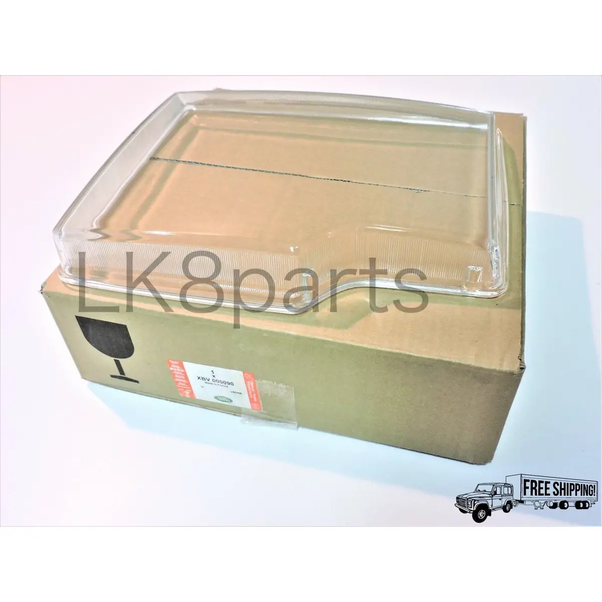 Left Headlight Glass Lens 2