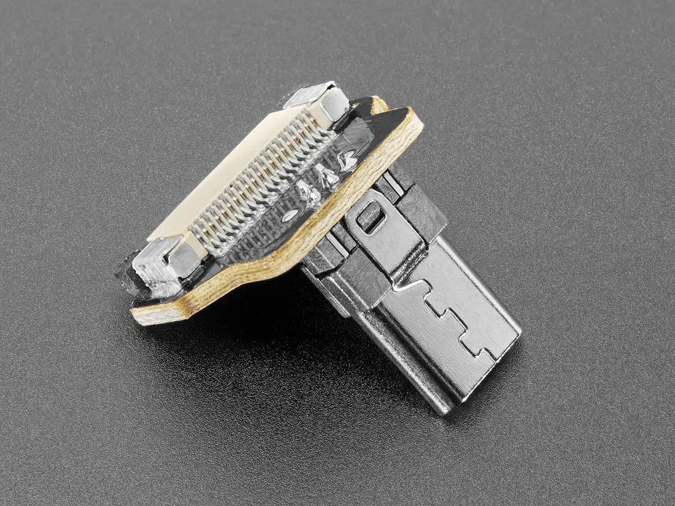 Diy Usb Cable Parts - Right Angle Micro B Plug Down 1