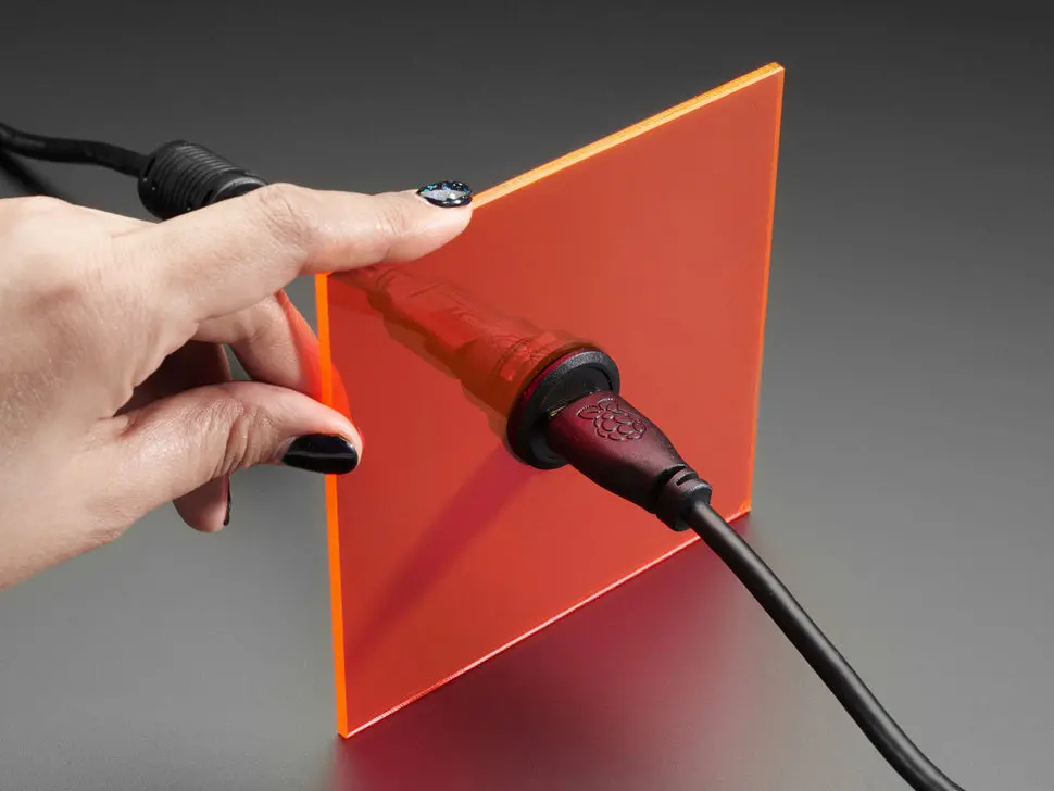 Hdmi Round Panel Mount Plug 1