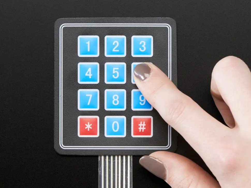 Membrane 3X4 Matrix Keypad + Extras 1