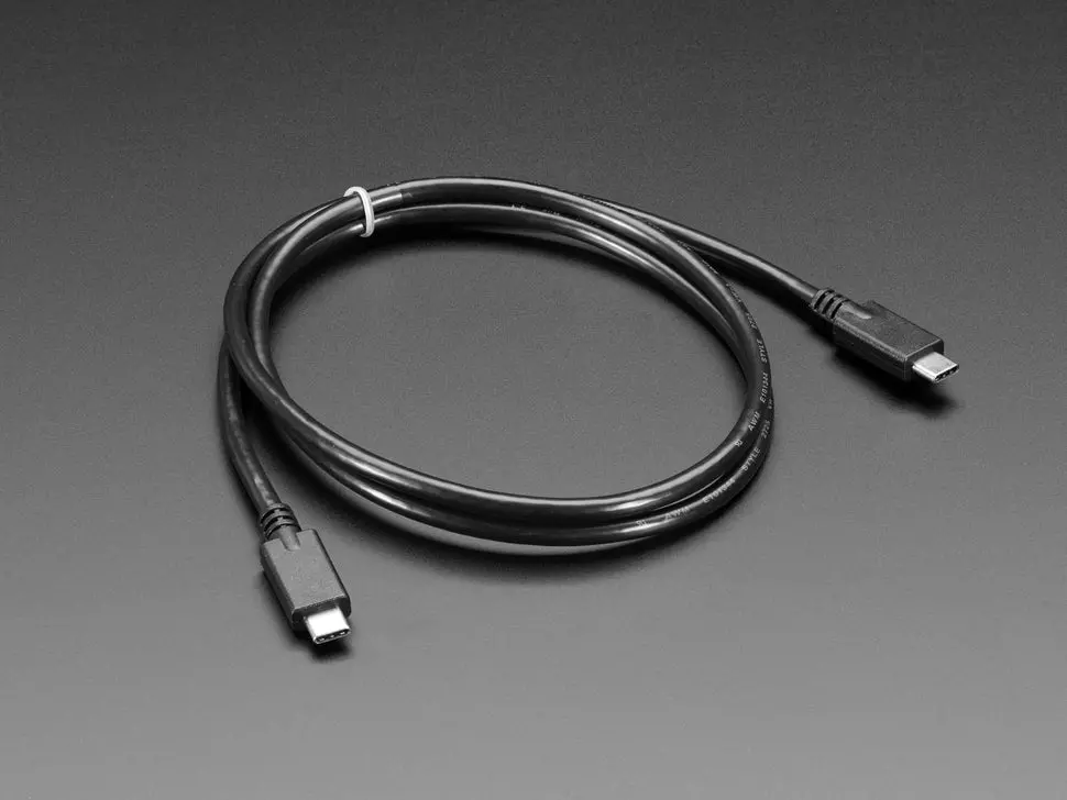 Usb C To Usb C Cable - Usb 3.1 Gen 4 With E-Mark - 1 Meter Long 1