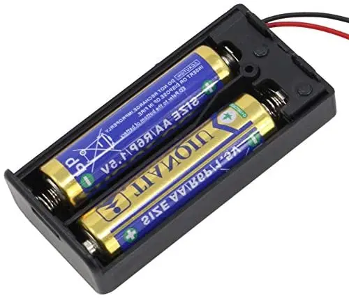 2Xaa Battery Cage With Jst Connector, On/Off Switch Replacement For Bbc Micro:Bit 1