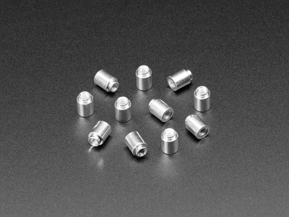 Smt / Solderable Standoff Nuts - M3 X 6Mm - 10 Pack 1