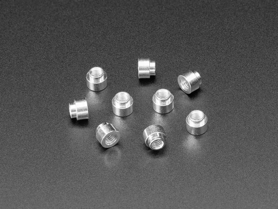 Smt / Solderable Standoff Nuts - M3 X 3Mm - 10 Pack 1