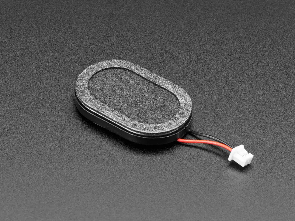 Mini Oval Speaker With Short Wires - 8 Ohm 1 Watt 1