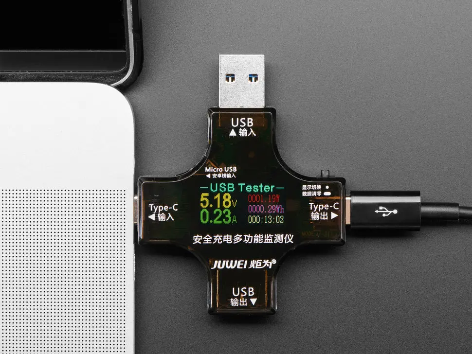 Multifunctional Usb Digital Tester - Usb A And C 1
