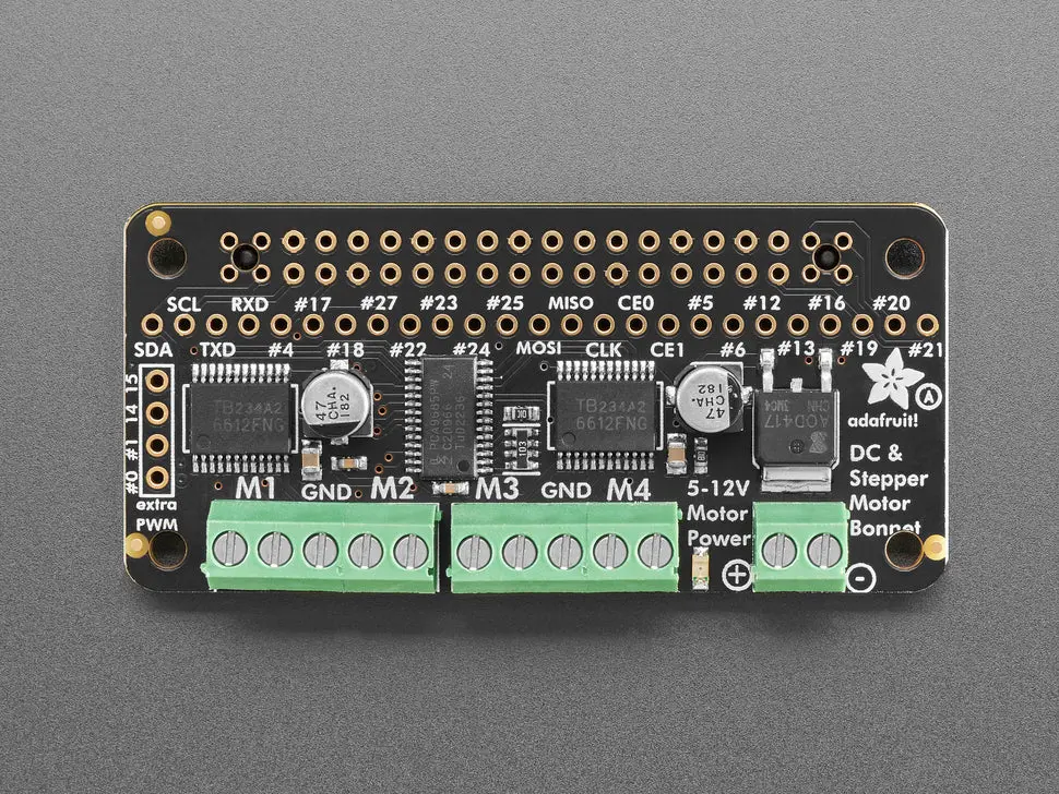 Adafruit Dc & Stepper Motor Bonnet For Raspberry Pi 1