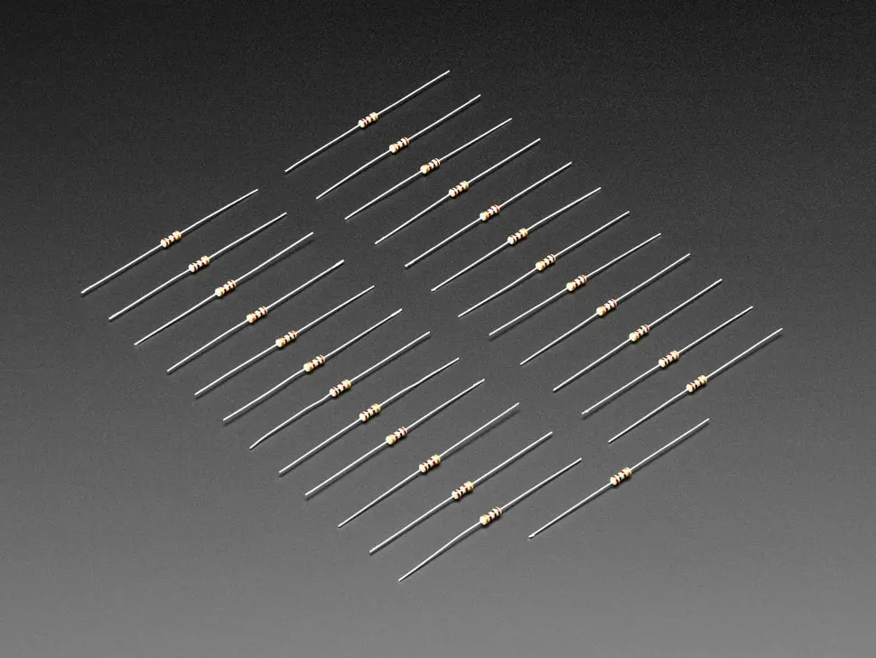 Through-Hole Resistors - 100 Ohm 5% 1/4W - Pack Of 25 1