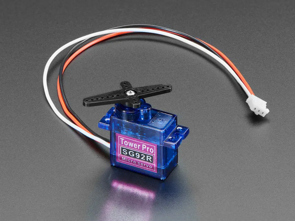 Micro Servo With 3-Pin Jst Ph 2Mm Cable - Towerpro Sg92r - Stemma Connector Compatible 1
