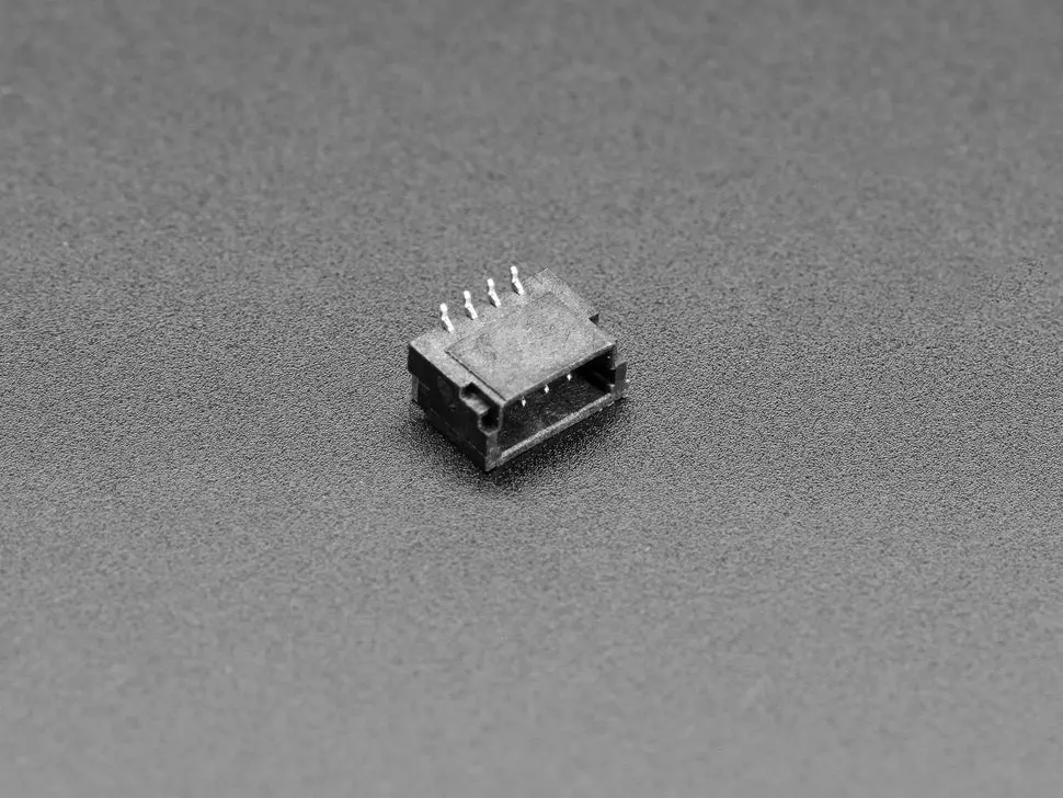 1Mm 4-Pin Vertical Connector - Jst Sh Compatible - 10 Pack - Qwiic Compatible 1