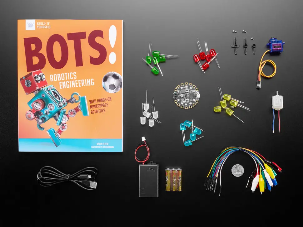 Bots! By Kathy Ceceri - Book And Parts Bundle 1