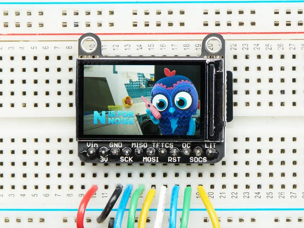 Adafruit 1.14" 240X135 Color Tft Display With Microsd Card Breakout - St7789 1