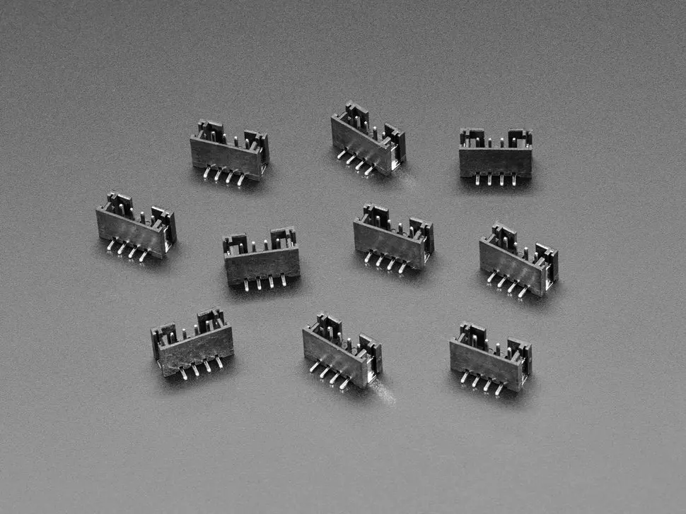 Jst Ph 2Mm 4-Pin Vertical Connector (10-Pack) - Stemma 1