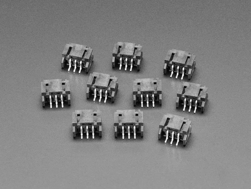 Jst Ph 2Mm 3-Pin Horizontal Connector (10-Pack) - Stemma 1