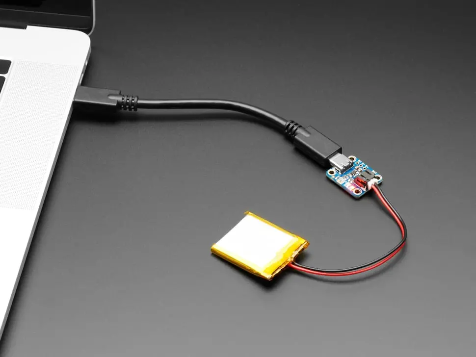 Adafruit Micro-Lipo Charger For Lipoly Batt With Usb Type C Jack 1