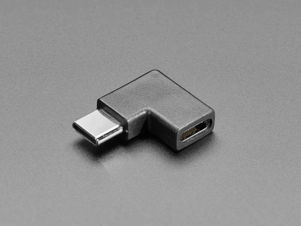 Right Angle Usb Type C Adapter - Usb 3.1 Gen 4 Compatible 1