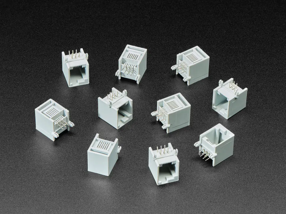 Rj12 Jack Connectors - Ev3/Nxt Lego Compatible - Pack Of 10 1
